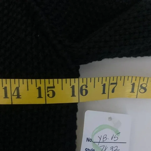 YOANA BARASCHI Black Knit Chain Cardigan Sweater - NWT - Picture 15 of 16